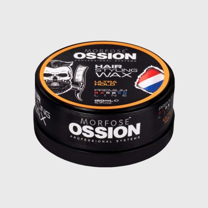 Morfose Ossion Hair Styling Wax Ultra Hold lesklý, silne fixujúci vosk pre styling vlasov 150ml
