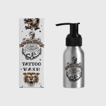 Mr Bear Tattoo Wash šetrný umývací gél pre tetovanú pokožku 50 ml