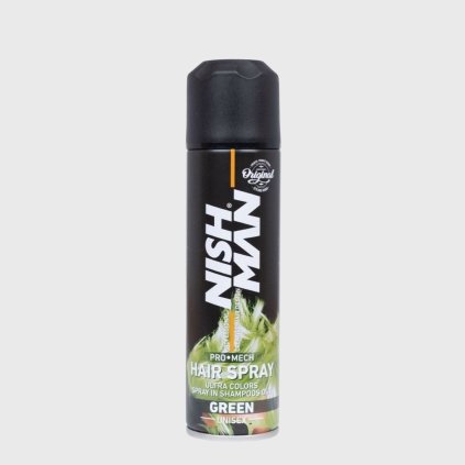 nish man pro moss lak na vlasy farebný lak na vlasy zelený 150ml