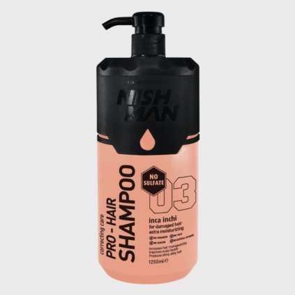 nish man pro šampón na vlasy sampon bez sulfátu 1250ml