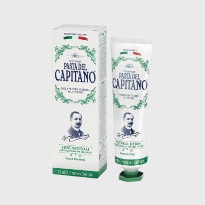 Pasta Del Capitano Natural Herbs zubná pasta 75 ml