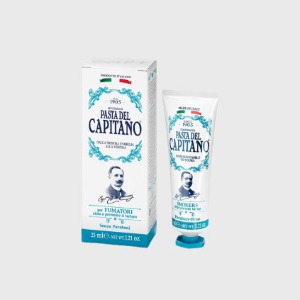 Pasta del Capitano Smokers zubná pasta pre fajčiarov 25 ml