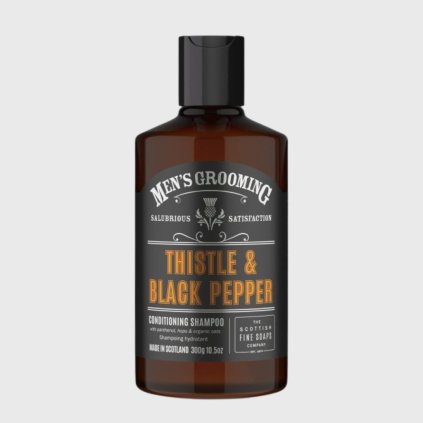 Vyživujúci šampón pre mužov Scotish Fine Soaps Thistle & Black Pepper Pestrec & Čierne korenie 300 ml