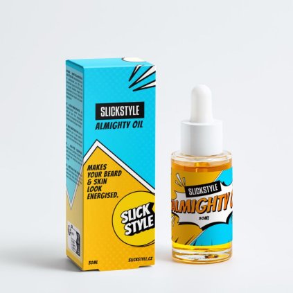 Univerzálny hydratačný a vyživujúci olej na fúzy a pleť Slickstyle Almighty Oil 30 ml