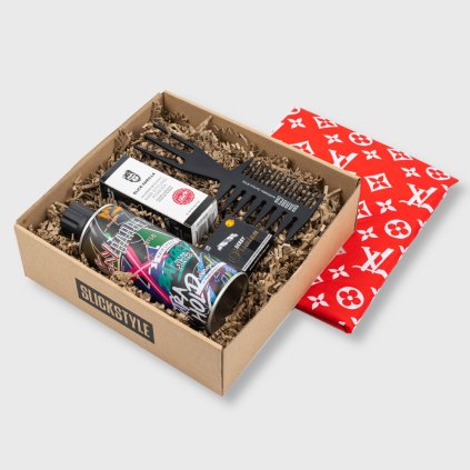 slickstyle barber essentials set darkova sada pro barbery detail