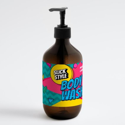 Sprchový gél pre mužov Slickstyle Body Wash Patchouli & Amber Vanilla 490 ml