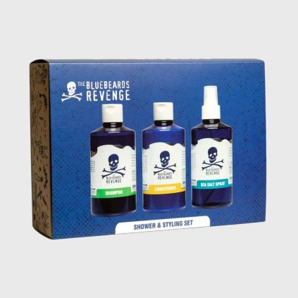 Darčeková sada vlasovej starostlivosti pre mužov The Bluebeards Revenge Shower & Styling Set