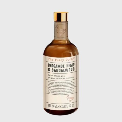 Pánsky sprchový gél s bergamotom, konope a santalovým drevom, 750 ml