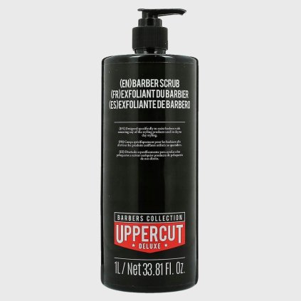 Uppercut Barber Scrub Shampoo šampón na vlasy s peelingom na odstránenie zvyškov stylingových prípravkov z vlasov