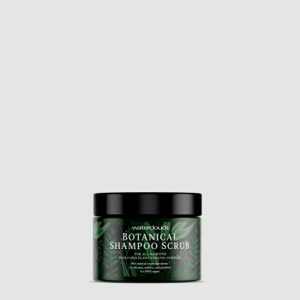 Waterclouds BOTANICAL Shampoo Scrub prírodný peelingový šampón s keratínovým komplexom 200 ml
