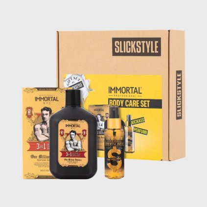 Slickstyle x Immortal Body Care Set pánska sada starostlivosti o telo