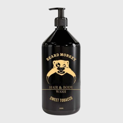 Beard Monkey Sweet Tobacco Umývanie vlasov a tela Umývanie vlasov a tela 1000 ml