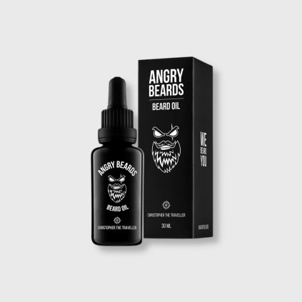 angry beards christopher the traveller olej na fúzy 30ml