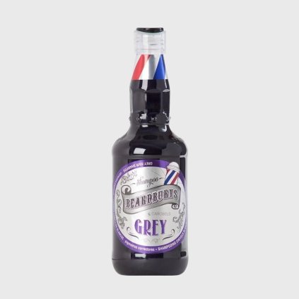 Šampón pre šedivé vlasy Beardburys Grey Shampoo 330 ml