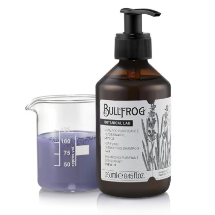 bullfrog purifying detoxikačný šampón purifying detox hair sample 011