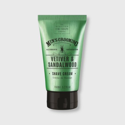 scottish fine soaps pánsky krém na holenie vetiver a santalové drevo 150ml