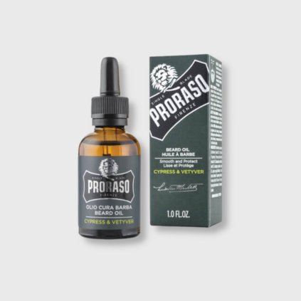 proraso cyprusový a vetyverový olej na fúzy 30ml