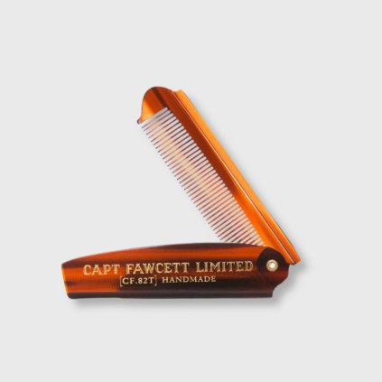 skladací hrebeň na fúzy captain fawcett