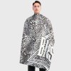 Blessed Black Leopard Barber Cape barber pláštenka s neoprénovým golierom