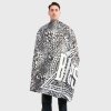 Blessed Black Leopard Barber Cape holičská pláštenka s neoprénom