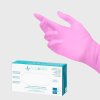 ALL4MED jednorazové nitrilové rukavice ružové, balenie 100 ks