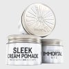 immortal nyc sleek cream pomade krémová pomáda na vlasy 100ml zadná a horná časť