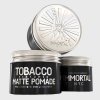 immortal nyc tobacco perfumed matte pomade matna pomada na vlasy s vuni tabaku 100ml back and top