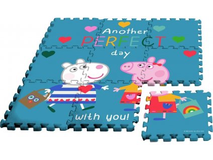 Podlahové penové puzzle Peppa Pig + taška