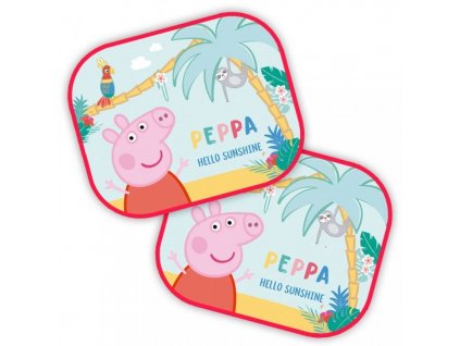 Slnečná clona do auta Peppa Pig, 2 ks