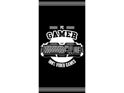 Froté osuška PC Gamer, 70x140 cm