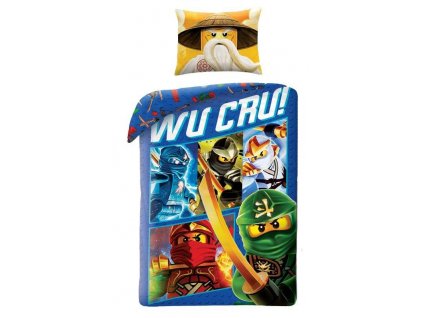 Detské obliečky Lego Ninjago Wu Cru, 140/200, 70/90 cm