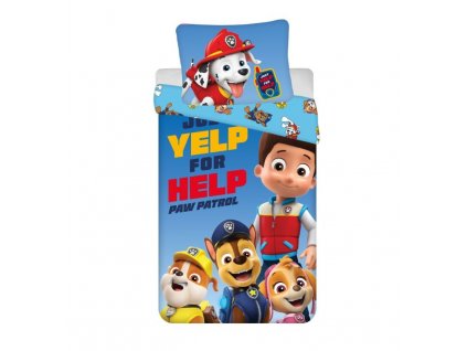 Detské obliečky Paw Patrol Help Bavlna, 140/200, 70/90 cm