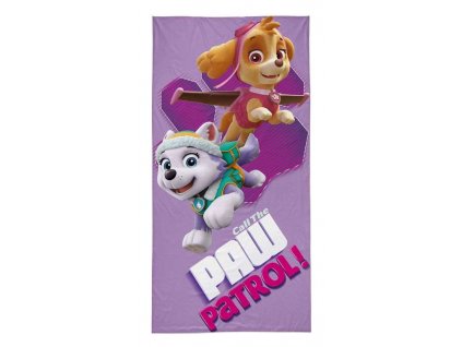 DETEXPOL Osuška Paw Patrol lila Bavlna - Froté, 70/140 cm