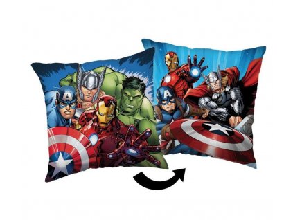 JERRY FABRICS Mikroplyšová obliečka na vankúšik Avengers Heroes 03 Polyester, 40/40 cm