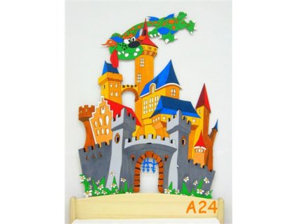dekoracia na stenu hrad a24
