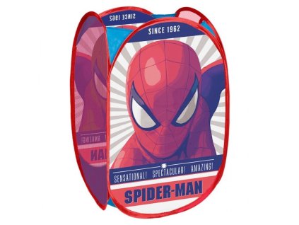 detsky ulozny kos na hracky spiderman