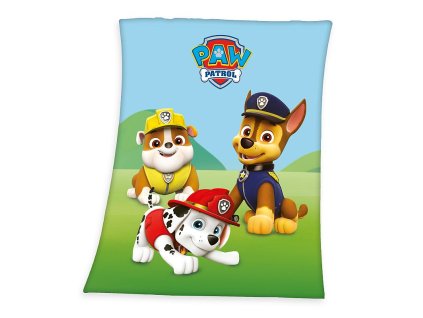 Detská flísová deka Paw Patrol, 130x160 cm