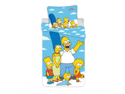 Obliečky Simpsons Family Clouds, 140x200 cm