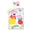 Obliečky vo vaku Peppa Pig Boing, 140/200, 70/90 cm