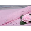 pletena deka ruzova classic royal 80 x 80 cm 1