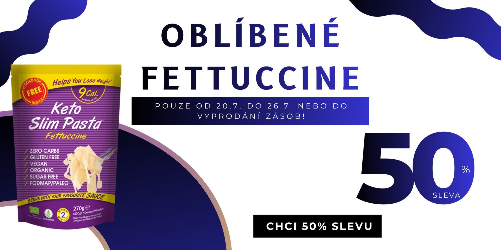 Fettuccine 50%