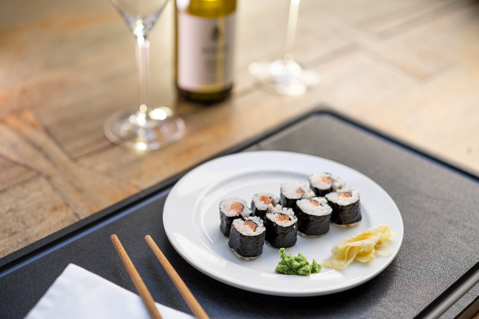 Nízkosacharidové sushi s lososom (Sake maki)