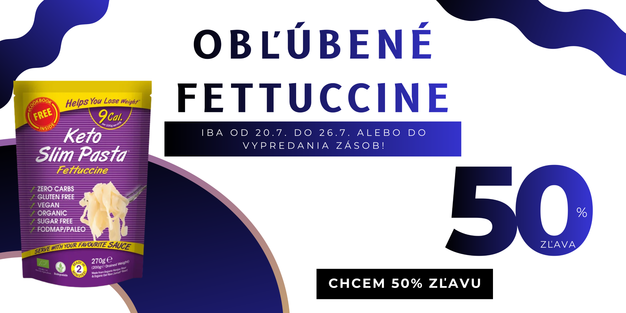 Fettuccine 50%