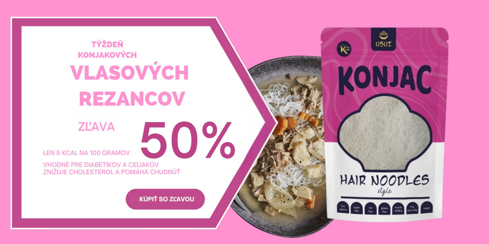 50% sleva Vlasovky