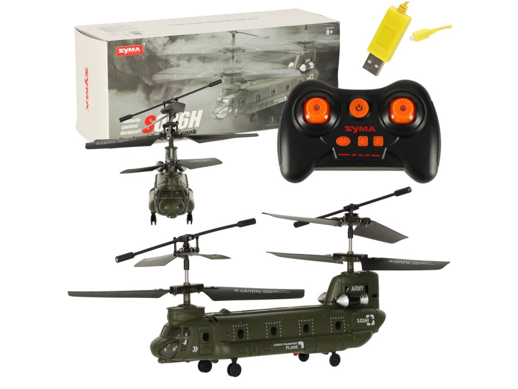 Dron RC Syma S026H 1 2 4GHz Wi Fi czarny 168304