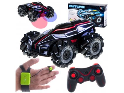 RC auto 360 budúcnosti ovládané pohybom a gestami ruky + Zvuk + para z výfuku +USB nabíjačka ( Bestseller2023)