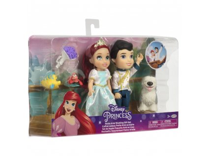 Disney Malá morská víla Ariel + bábiky Eric 15 cm