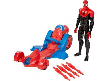 Marvel Titan Hero Series Spiderman figúrka + vozidlo