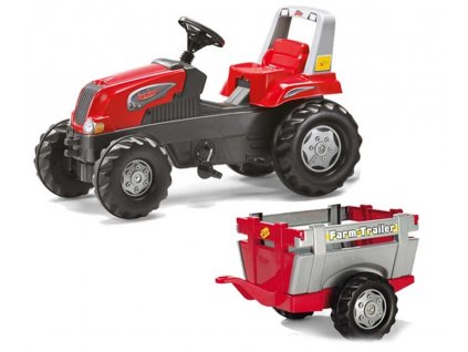 Rolly Toys Šliapací traktor s prívesom Junior 3-8 rokov do 50 kg