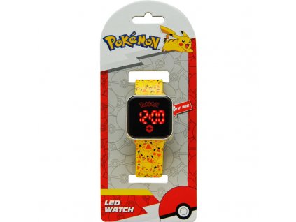 Pokemon Pikachu viedol hodinky